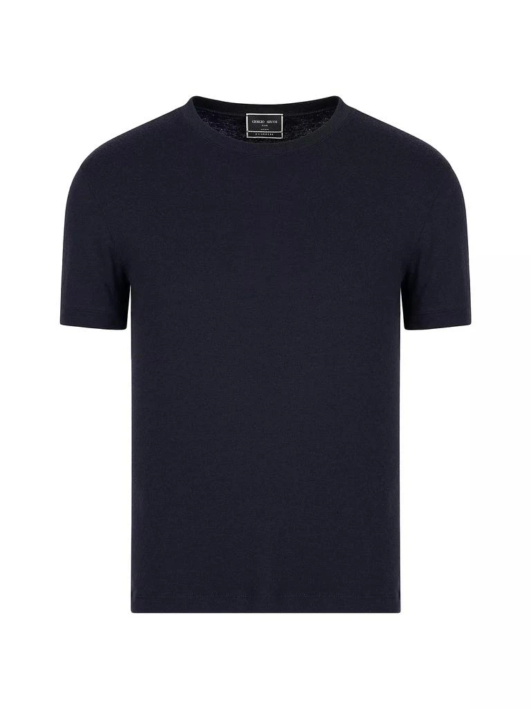 Giorgio Armani Cashmere Jersey Short-Sleeve T-Shirt 1
