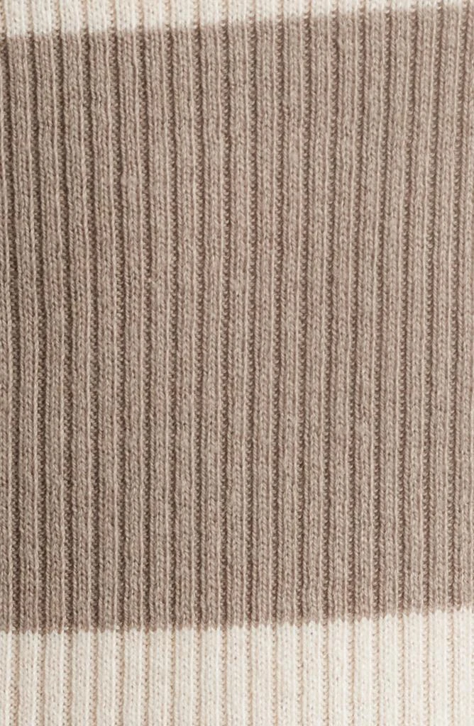 Treasure & Bond Crewneck Cotton Blend Rib Sweater 6