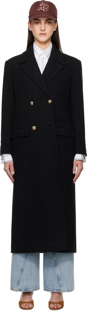 ANINE BING Black Raleigh Coat 1