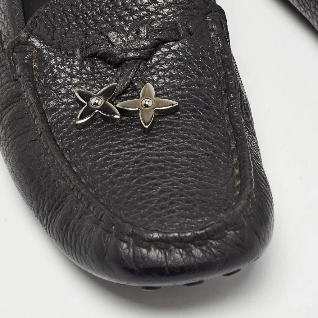 Louis Vuitton Louis Vuitton Black Leather Charm Loafers Size 36 