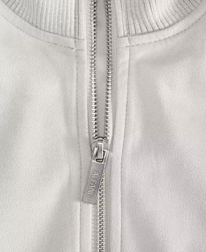 Alfani Men
s Faux-Suede Bomber Jacket, Macy
s Exclusive 4