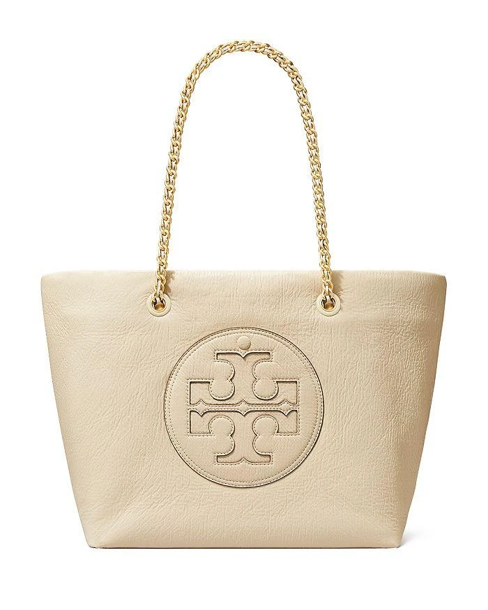 Tory Burch Ella Crinkle Patent Chain Tote 1