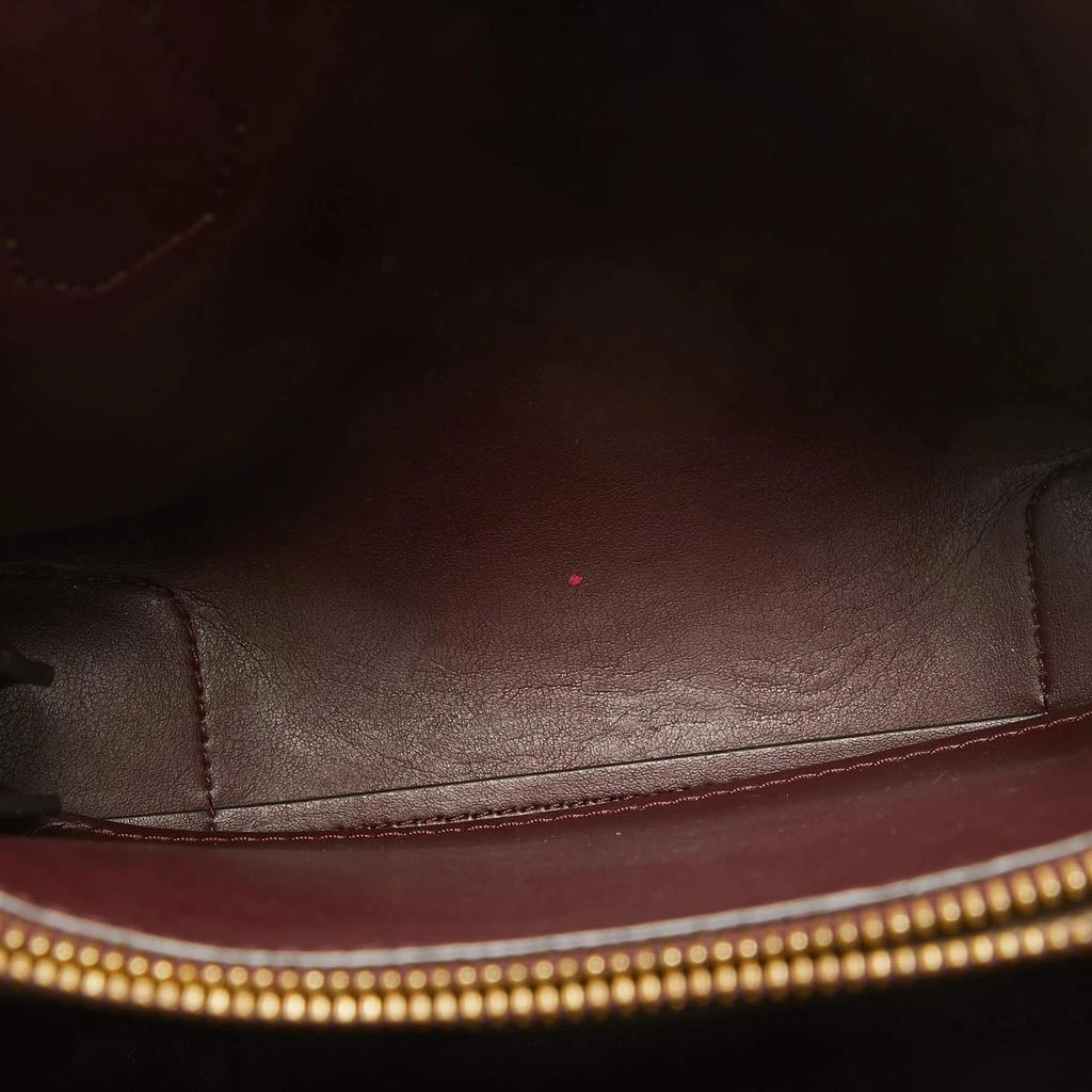 Michael Kors Michael Kors Red/Burgundy Leather Small Mercer Tote 11