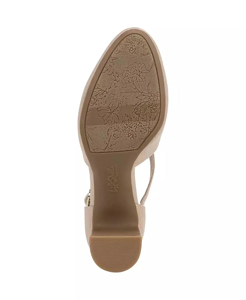 LifeStride Women's Tracy Crisscross Block Heel Pumps 5