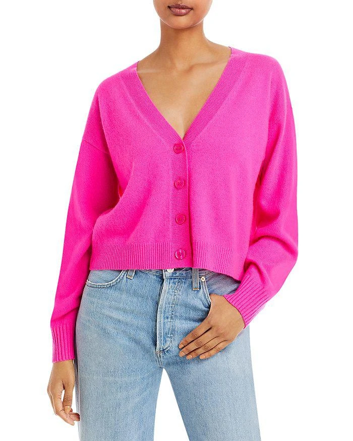 AQUA V-Neck Cardigan - Exclusive 1