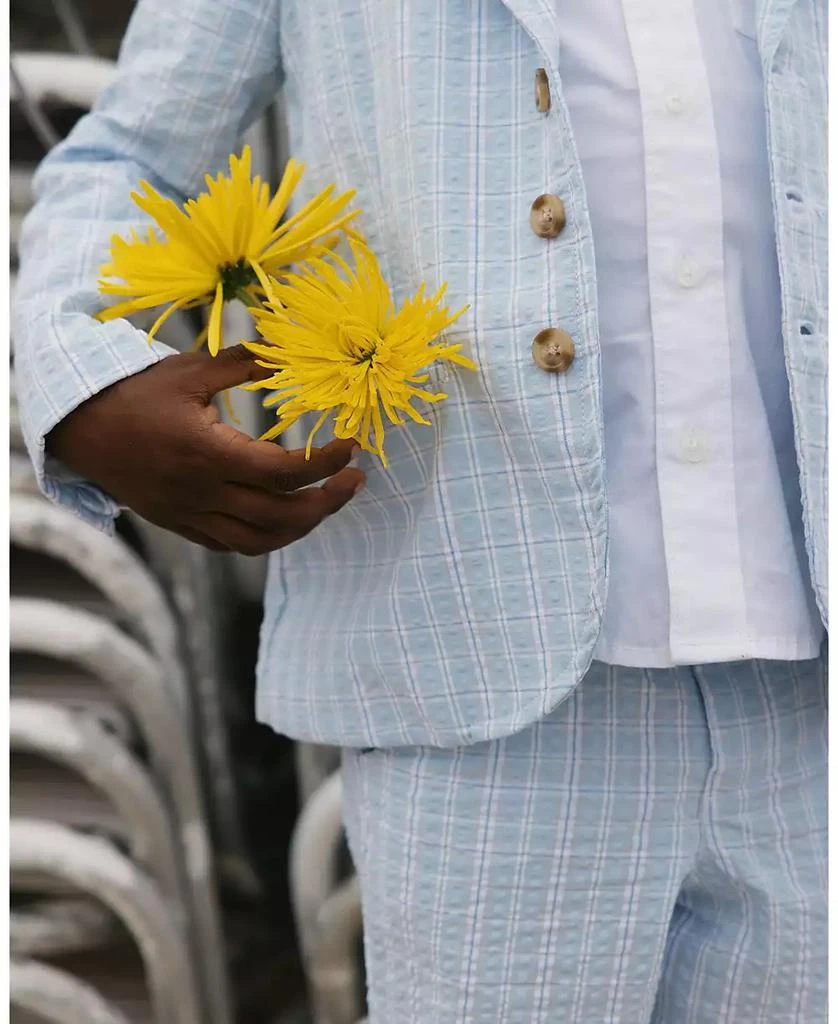 Hope 
Henry Little and Big Boys
 Organic Classic Seersucker Suit Jacket 5