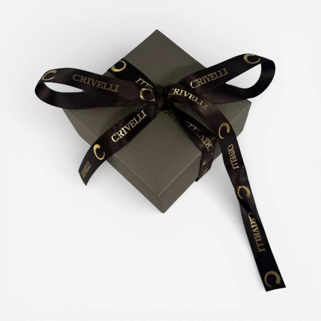 Crivelli Crivelli 18K Yellow Gold Double Diamond Row Dome Ring Sz. 7 R0289E-7 4