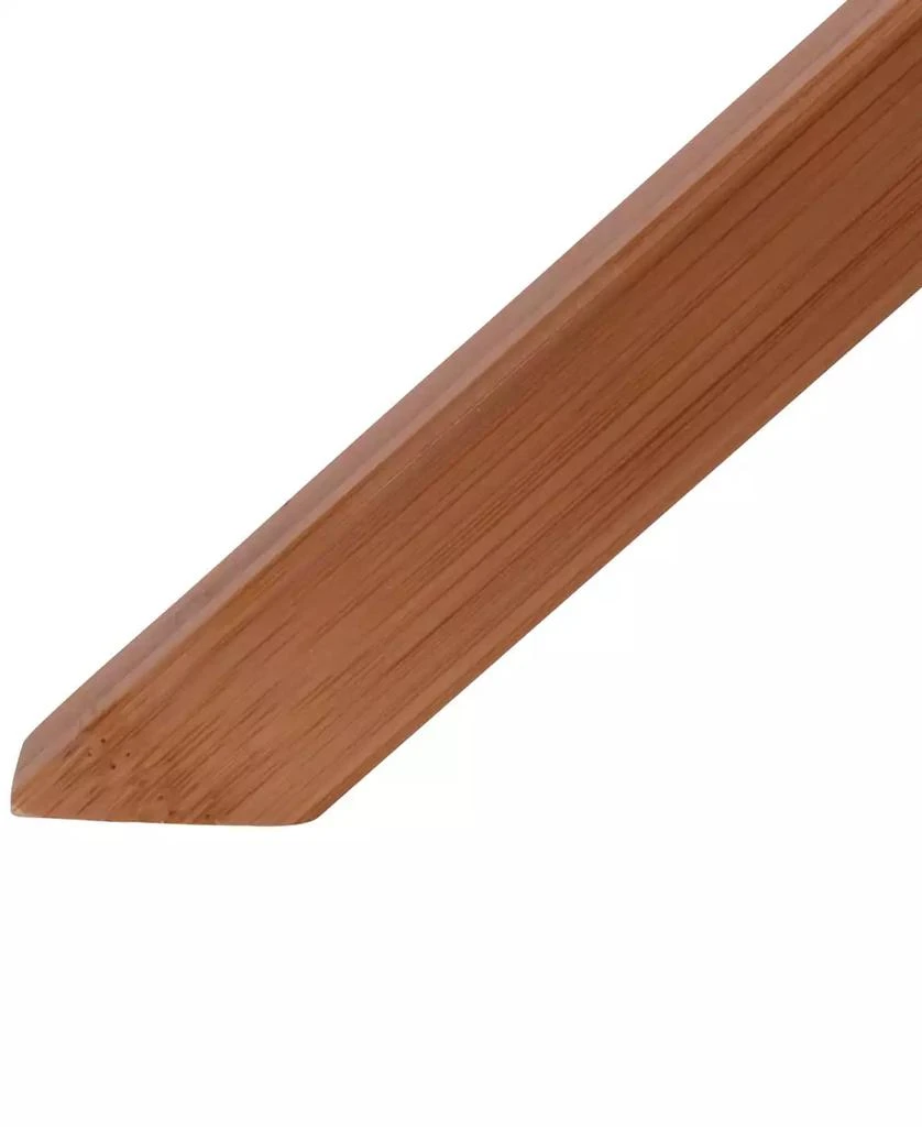 Household Essentials Bamboo Luggage Rack with Tray 5