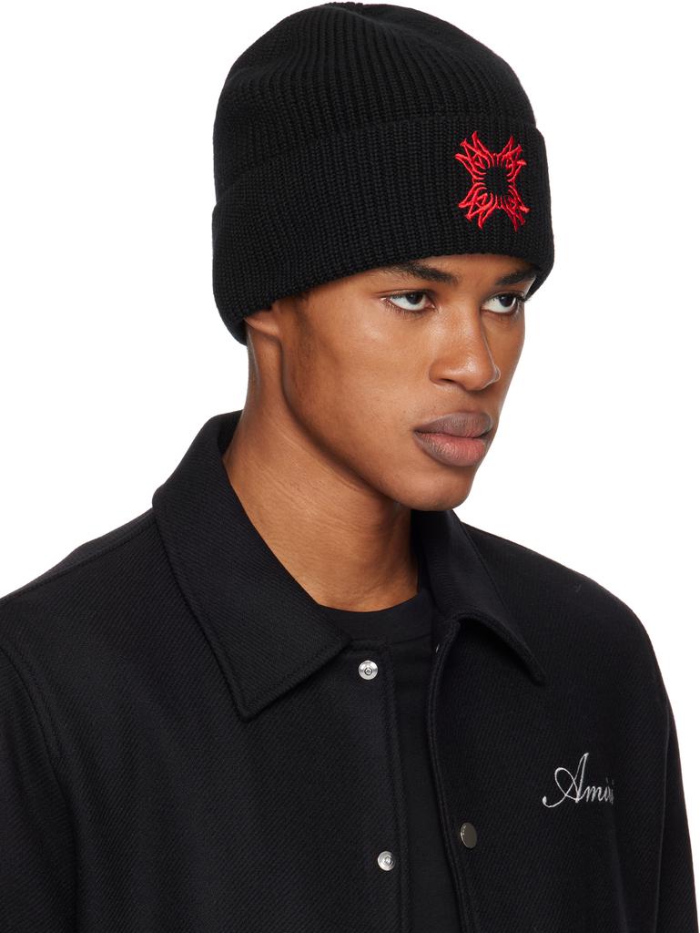 Black 'MA' Quad Beanie – On Sale Now with Up to 49% Off | Discover