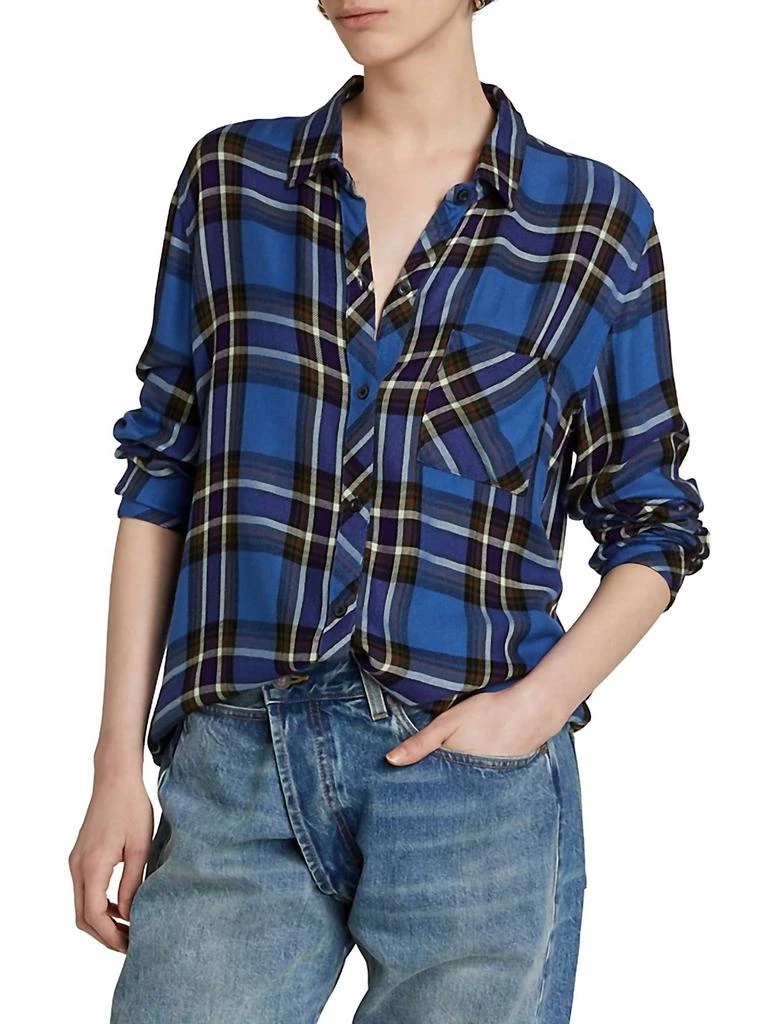 Rails Rails - hunter plaid shirt 1