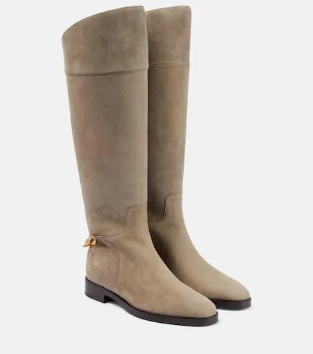 Jimmy Choo Nell suede knee-high boots 1