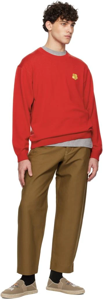 Kenzo Red Kenzo Paris Boke Flower Sweater 4