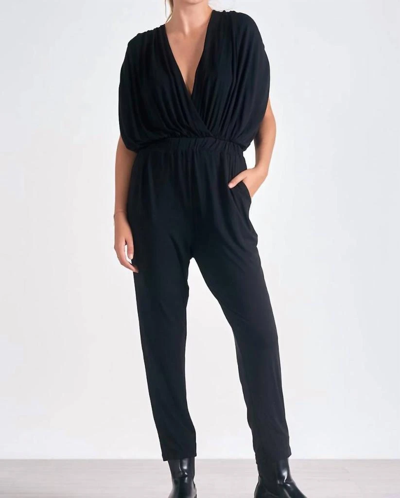 Elan Elan - V-neck Jumpsuit 1