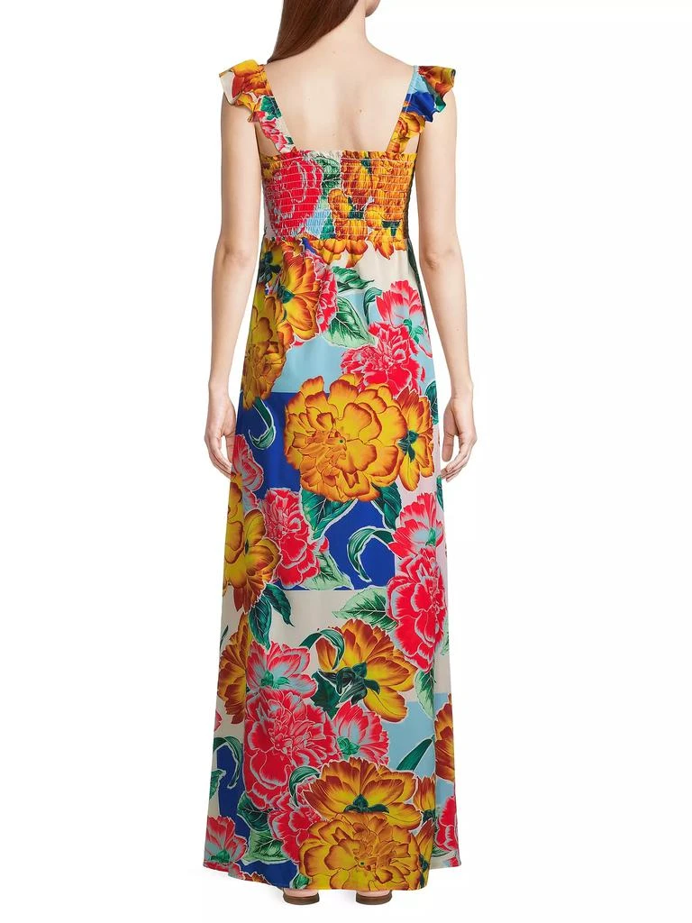 Agua Bendita Fiorever Leandra Floral Maxi Dress 5