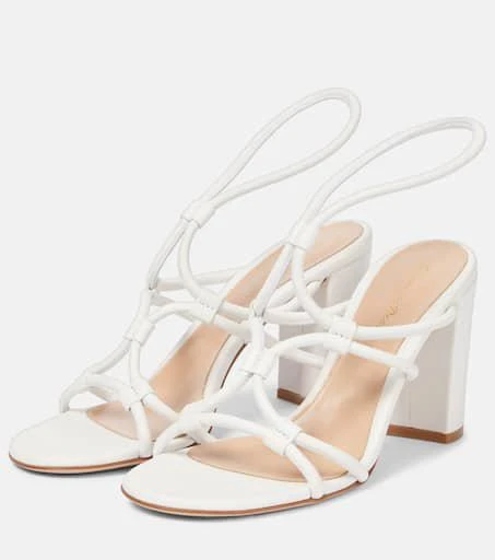 Gianvito Rossi Cage 85 leather sandals 4