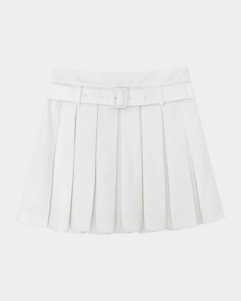 Shushu/Tong Belted Pleated Mini Skirt 1