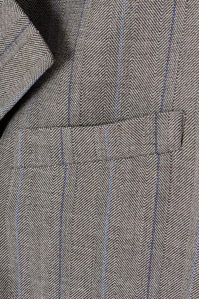 Ganni Cropped herringbone blazer 4