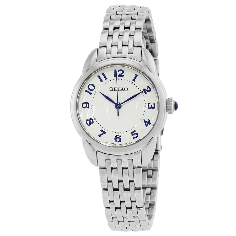 Seiko Quartz White Dial Ladies Watch SUR561P1