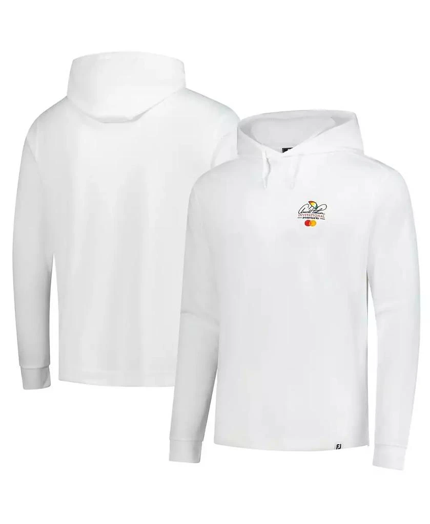FootJoy Men's White Arnold Palmer Invitational Lightweight Pullover Hoodie 1