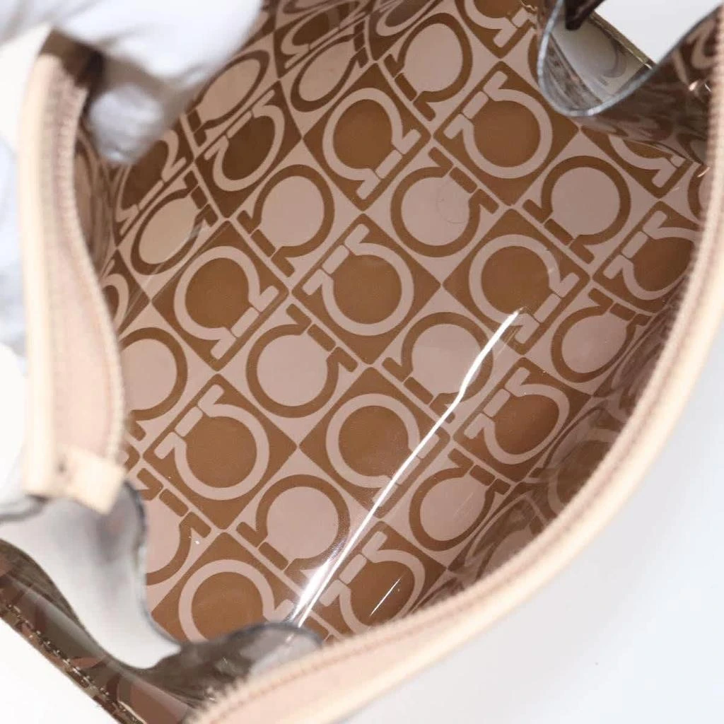 Salvatore Ferragamo Gancini Pouch Canvas Vinyl Clutche 
Pouche Bag (Pre-Owned) 5