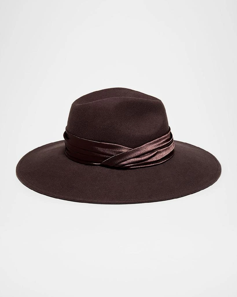 Eugenia Kim Emmanuelle Wide-Brim Felt Fedora Hat 2