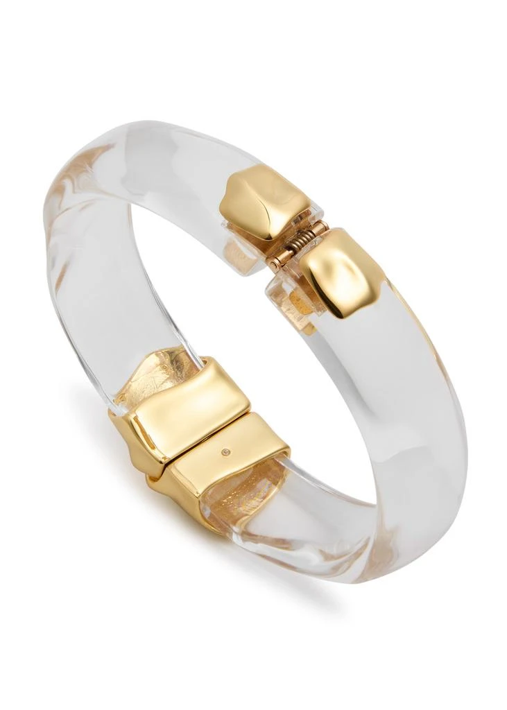 Alexis Bittar Molten 14kt gold-plated and Lucite bracelet 4