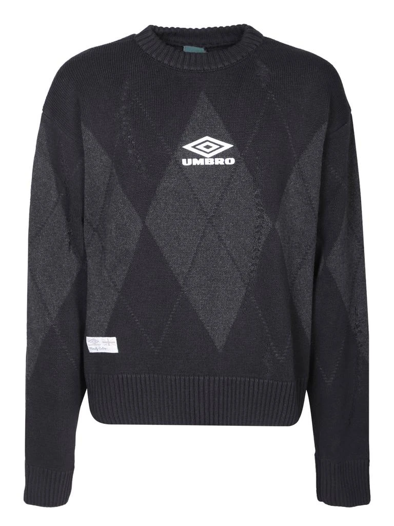 Umbro Umbro Argyle Knitted Jumper 1