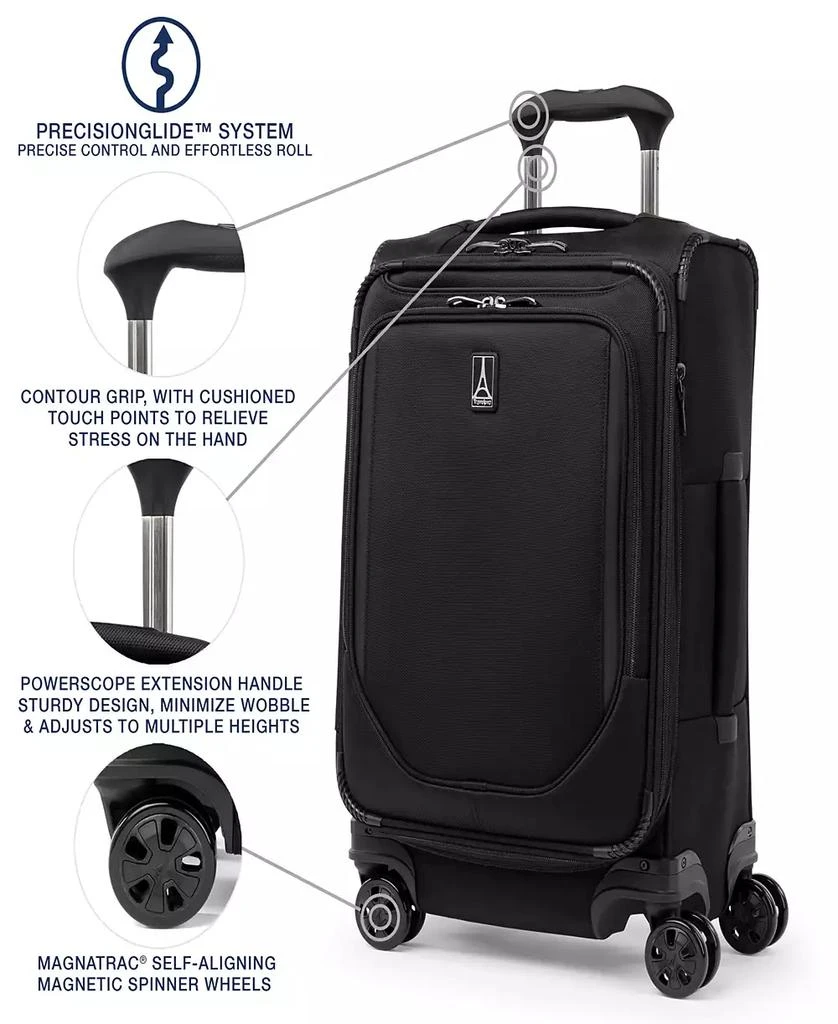 Travelpro Crew Classic Carry-on Expandable Spinner Luggage 4