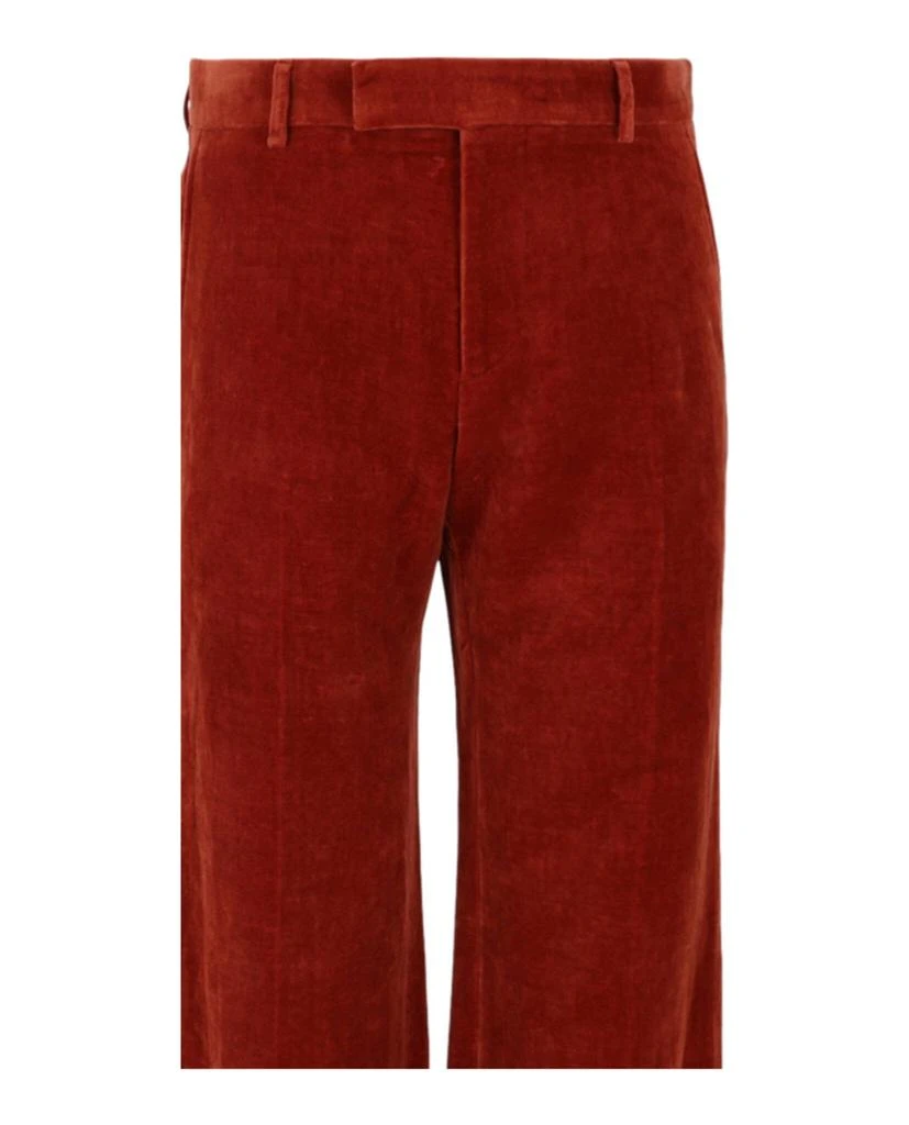Gucci Velvet Flared-Leg Pants 3