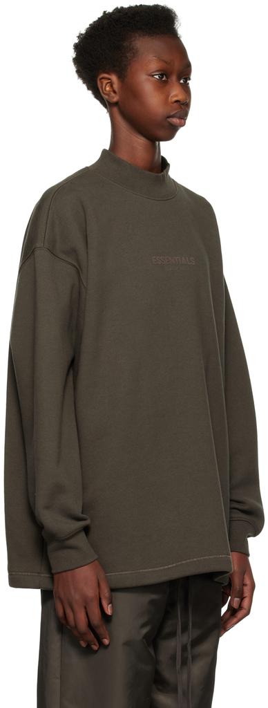 Essentials Gray Relaxed Sweatshirt