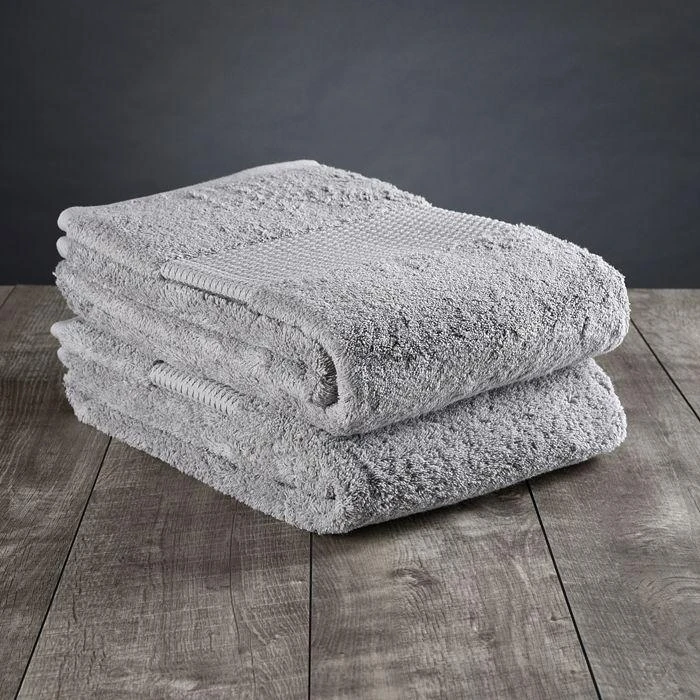 DELILAH HOME Organic Cotton Face Towels, Set of 2 1