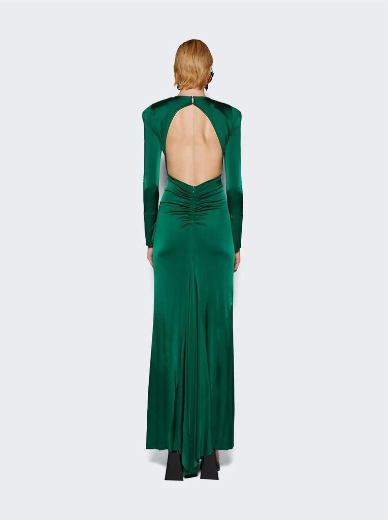 Victoria Beckham - Heavy Shine Jersey Long Dress
