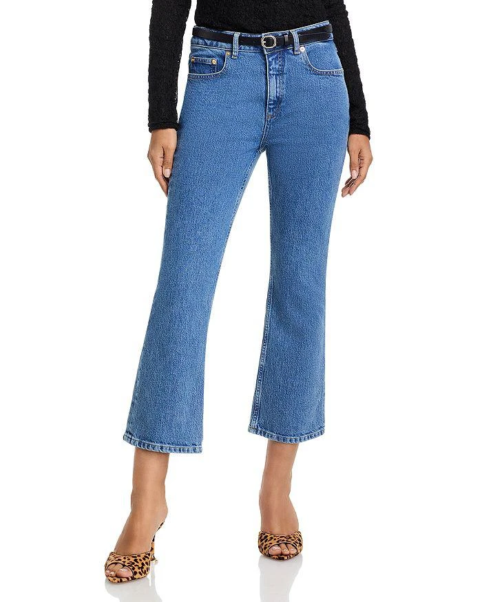 Cinq à Sept Stevie Cropped Jeans in Blue Mirage