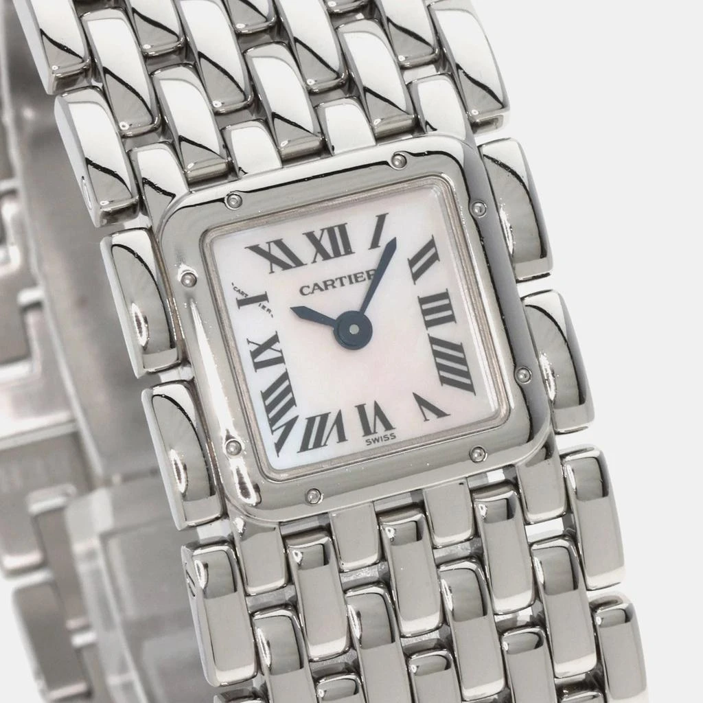 Cartier Cartier White Stainless Steel Panthere Ruban Quartz Women's Wristwatch 21 mm 3