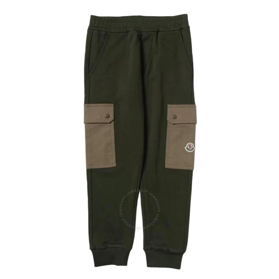 Moncler Kids Stretch-Cotton Cargo Joggers 1