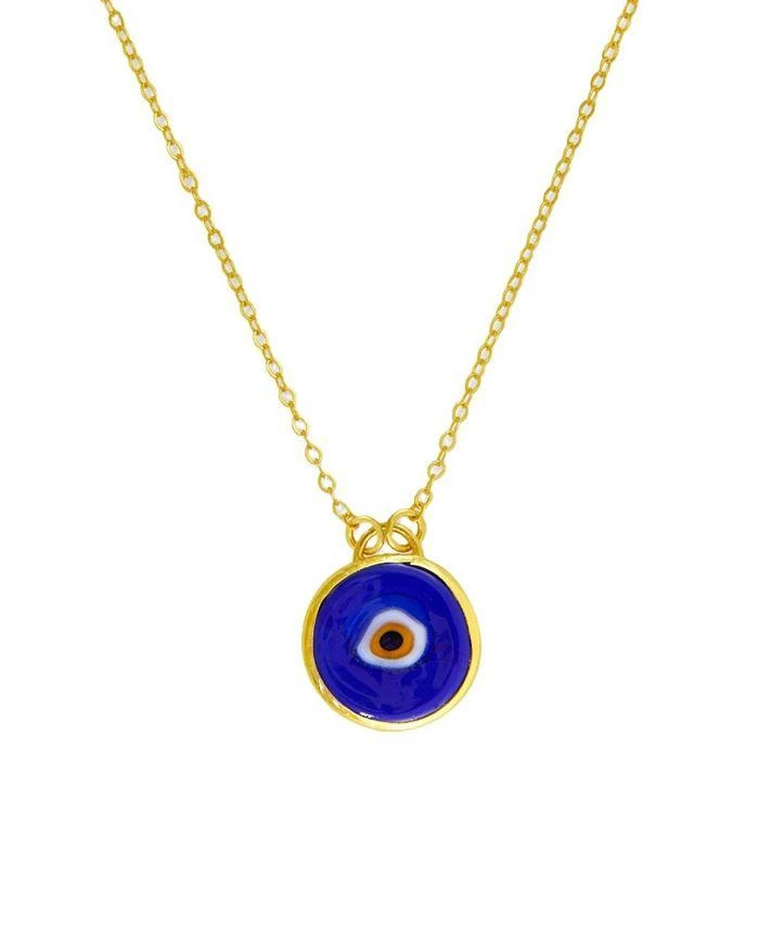 Ottoman Hands Azra Evil Eye Pendant Necklace