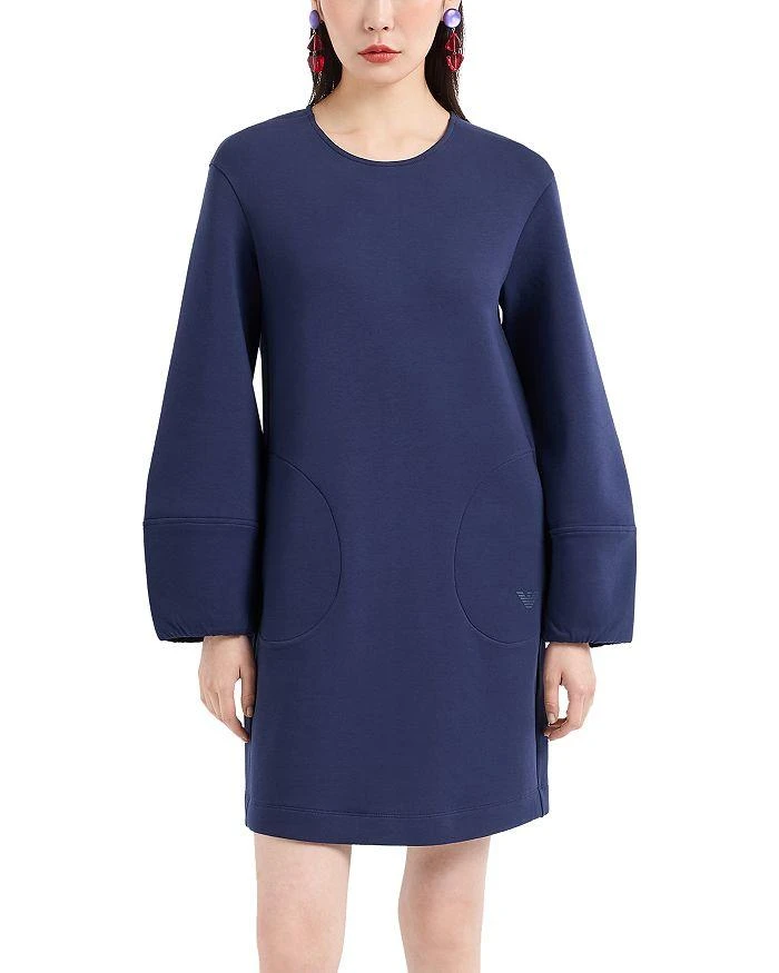 armani jersey dress blue Emporio Armani Dresses Blue