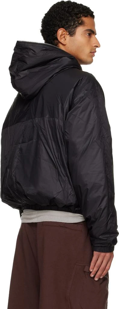 Rick Owens Black Sealed Windbreaker Jacket 3