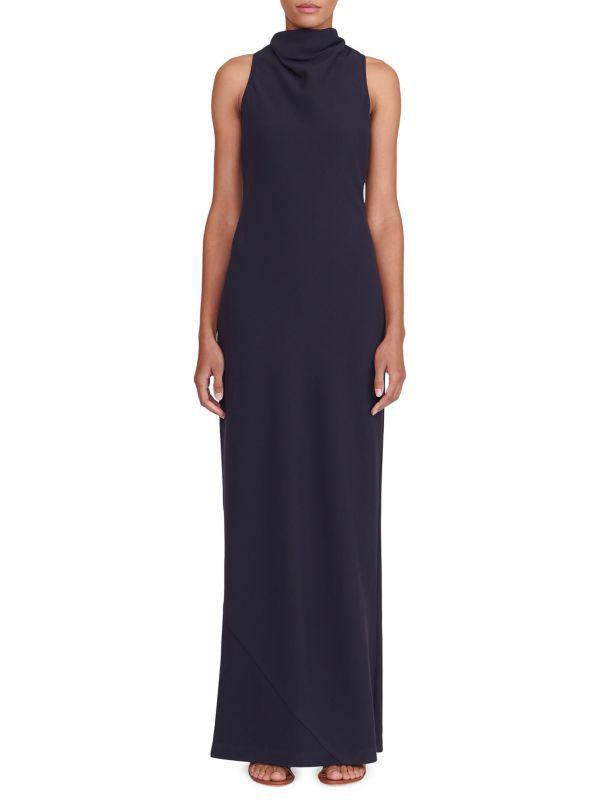 Staud Shannon Open-Back Maxi Dress