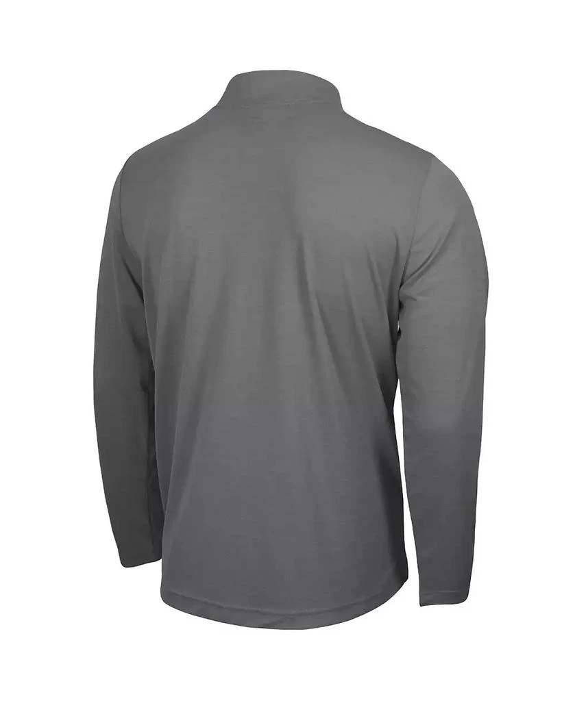 NIKE Men's Charcoal Air Force Falcons Rivalry Intensity Quarter-Zip Pullover Top 3