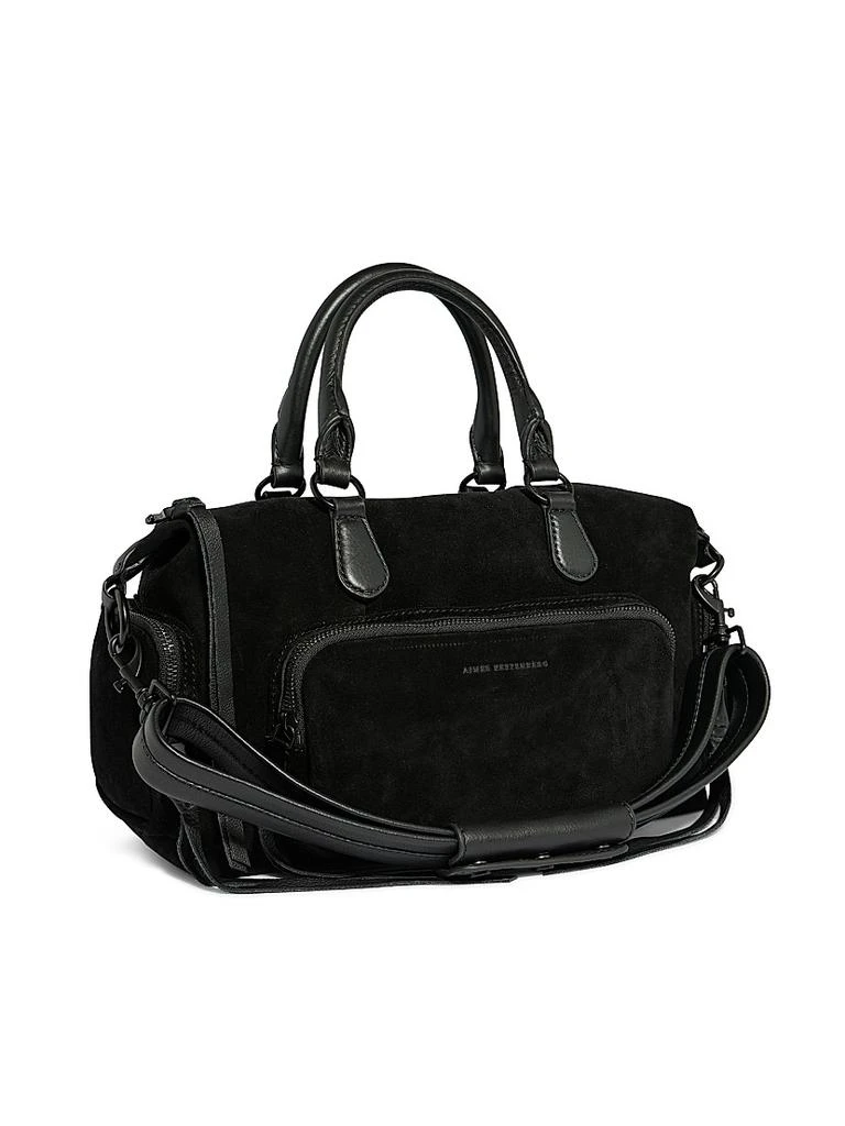 Aimee Kestenberg Away We Go Suede Satchel Bag 4