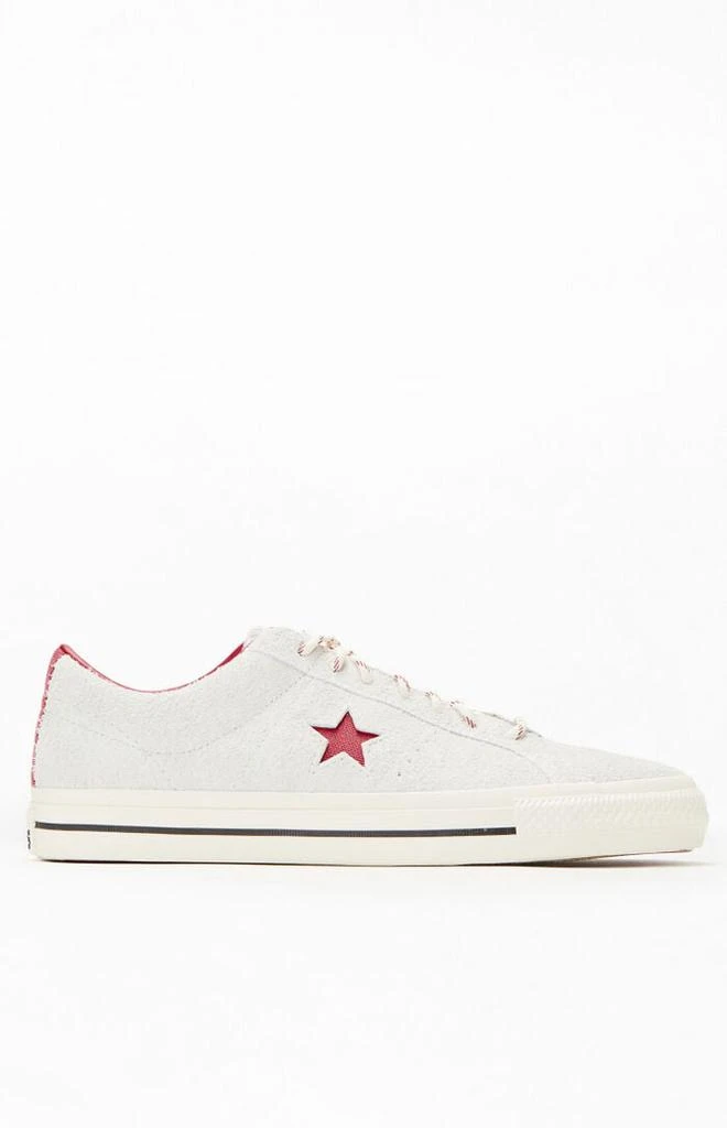 Converse Gray One Star Pro Suede Shoes 1
