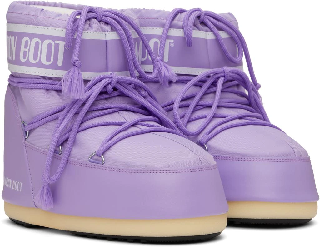 Moon Boot Purple Icon Low Nylon Boots 4