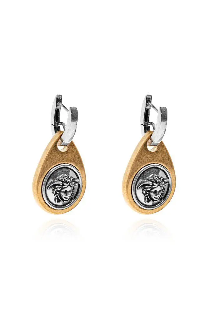 Versace Versace Medusa Drop Earrings