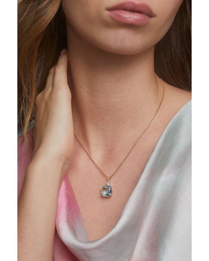 Nadri Macaron Cubic Zirconia Pendant Necklace in 18K Gold Plated, 16"-18" 2