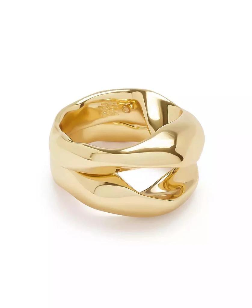 Robert Lee Morris Gold Sculpted Ring Set 1