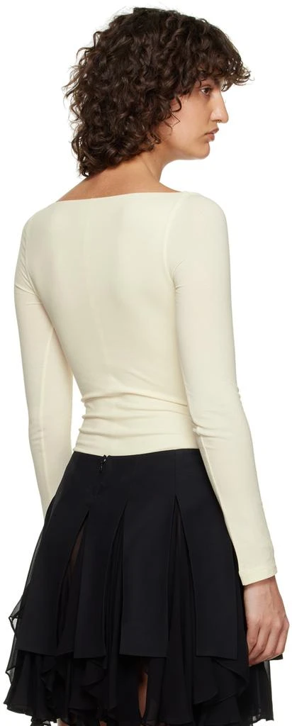 Khaite Off-White Mara Bodysuit 3