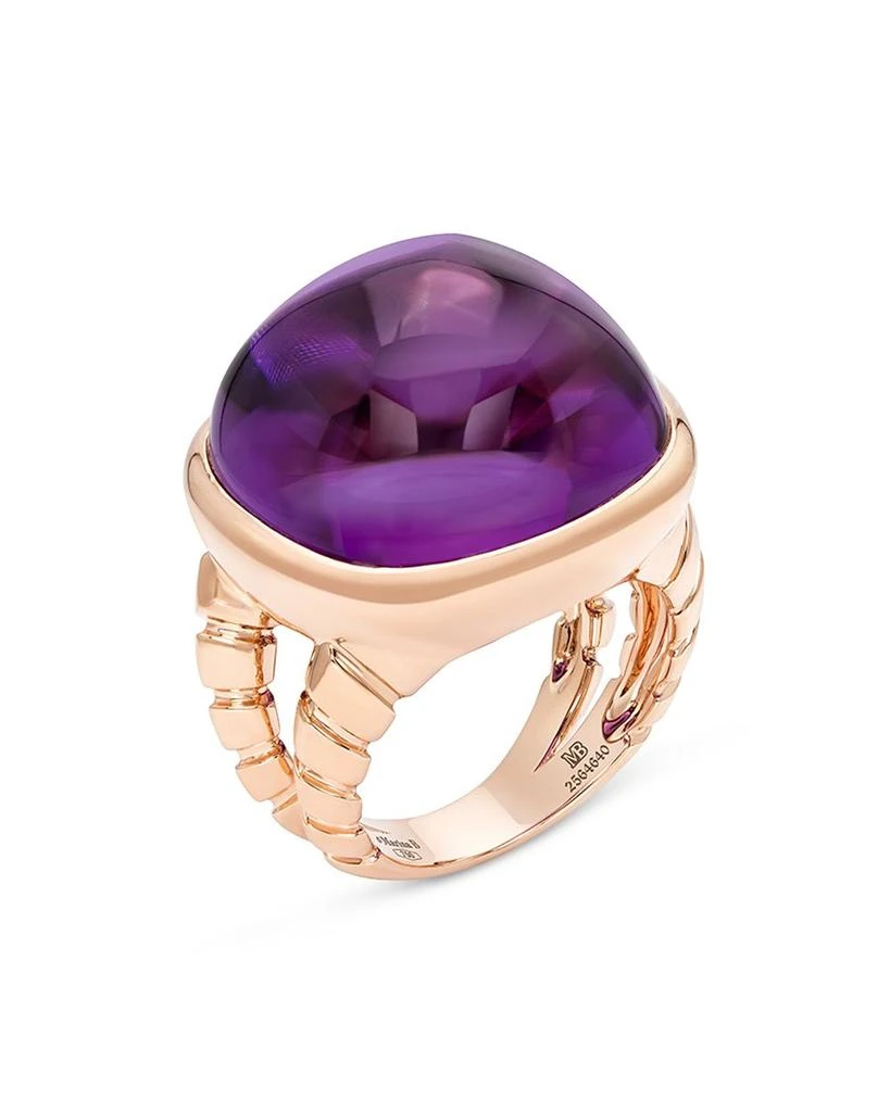MARINA 18K Yellow Gold Tigella Amethyst Statement Ring 1