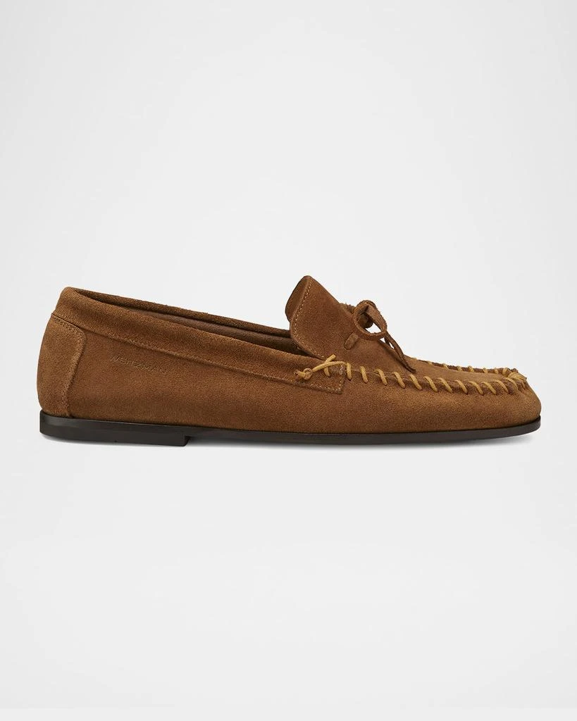 Stuart Weitzman Men's Montauk Suede Moccasin Loafers 1