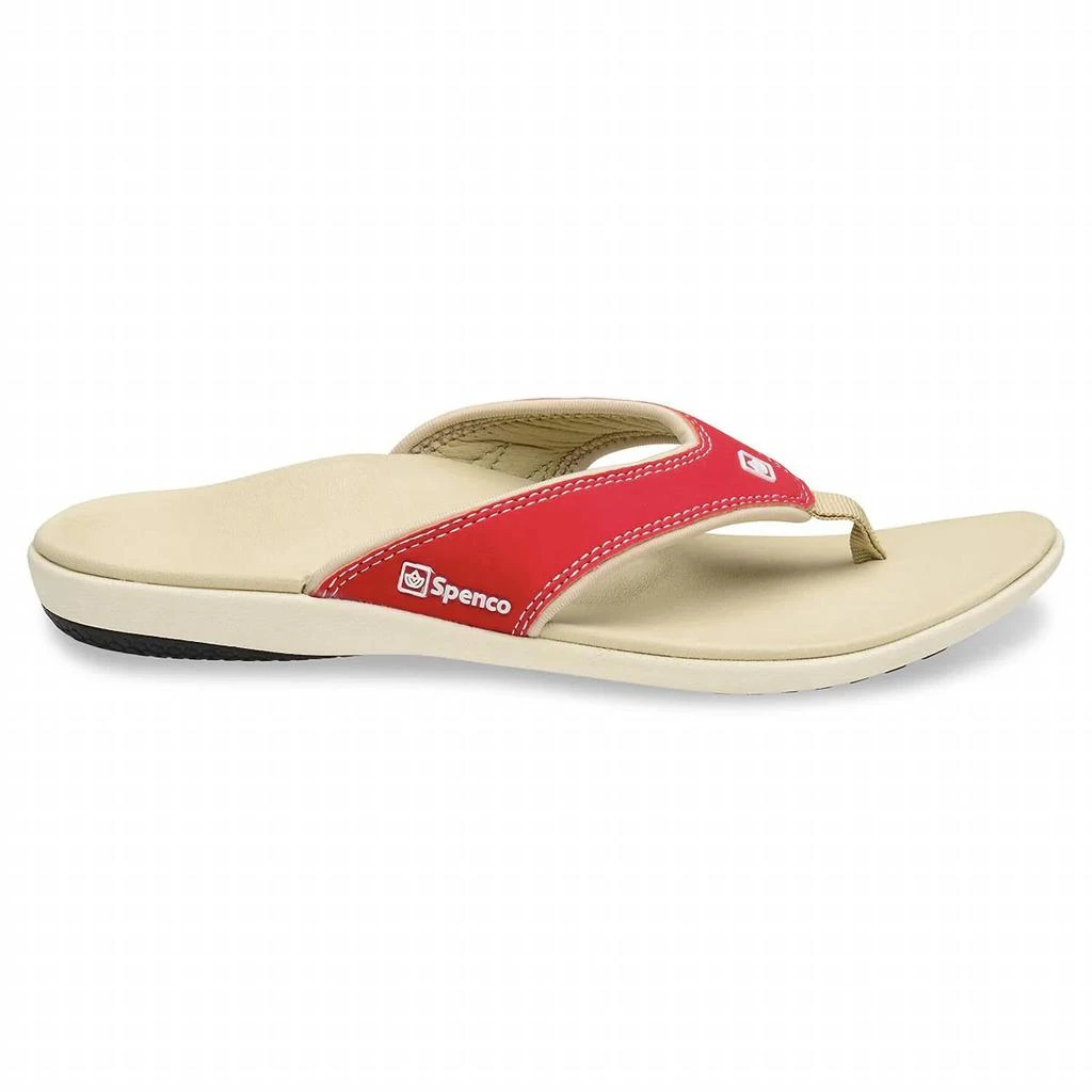 Spenco Women's Yumi Sandal In True Red 2